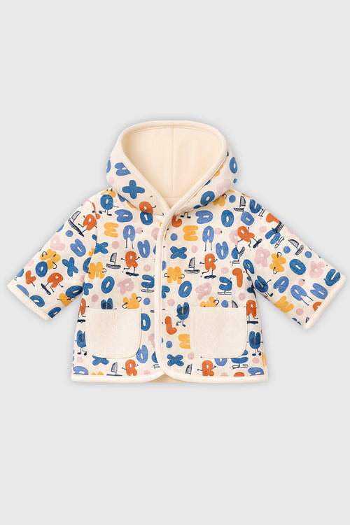 Veste à capuche réversible Baby - coton - Armor-lux - 1