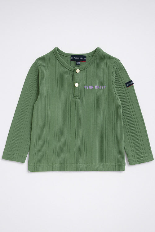 T-Shirt mit langen Ärmeln für Babys – Baumwolle - Armor-lux - 1