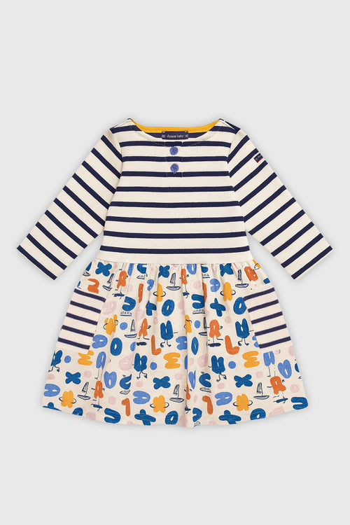 Robe imprimée bébé - coton - Armor-lux - 1