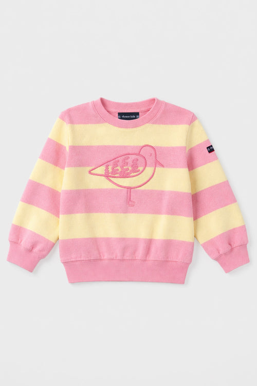 Sweat rayé Kids - coton rustique - Armor-lux - 2