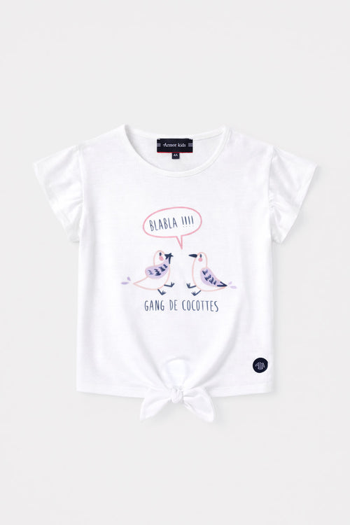 T-shirt mouettes Kids - coton léger - Armor-lux - 1