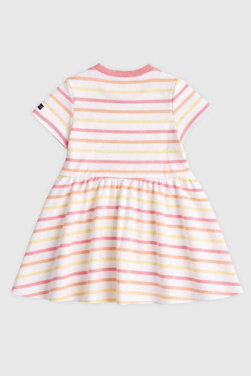 Gestreiftes Kleid Baby - Baumwolle - Armor-lux - 3