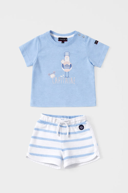 “Captain” pyjamas Baby - lightweight cotton - Armor-lux - 1