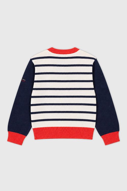 Kids Breton Striped Jumper - Cotton and Wool - Armor-lux - 2
