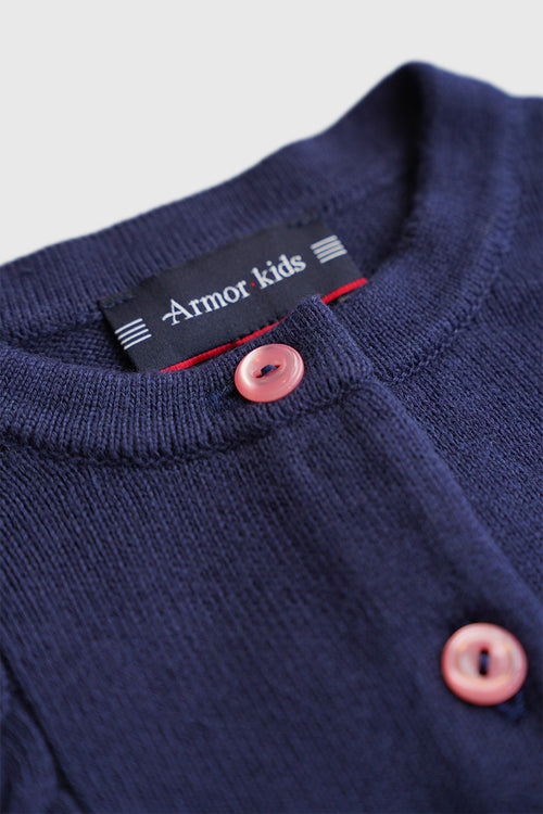 Ärmellose Kinder-Strickjacke - Baumwolle und Wolle - Armor-lux - 4