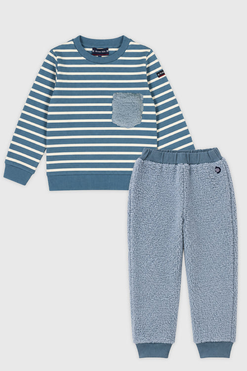 Pyjama rayé Kids - coton - Armor-lux - 1
