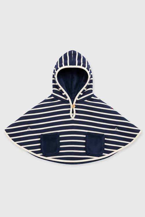 Baby-Cape mit Kapuze - Schwere Baumwolle - Armor-lux - 1