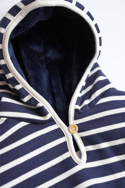Baby-Cape mit Kapuze - Schwere Baumwolle - Armor-lux - 2