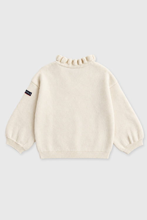 Geknöpfte Baby-Strickjacke - Baumwolle und Wolle - Armor-lux - 3