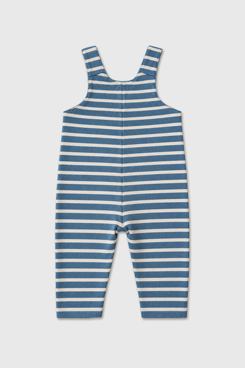 Gestreifte Baby-Latzhose - Schwere Baumwolle - Armor-lux - 3