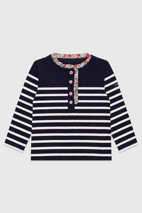Kinder-Liberty-Ringelshirt - Rustikale Baumwolle - Armor-lux - 1