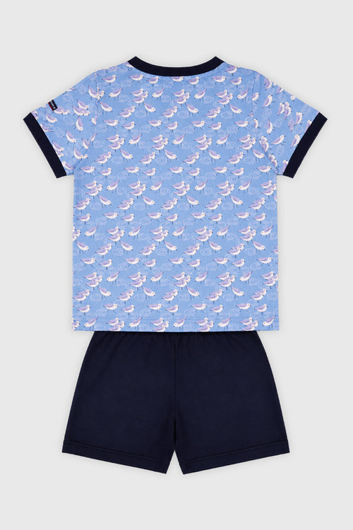 Kinder Pyjashort „Vögel“ - Baumwolle - Armor-lux - 2