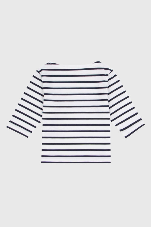 Kinder Shirt im Marine-Stil „Beg Meil“ - aus leichter Baumwolle - Armor-lux - 3