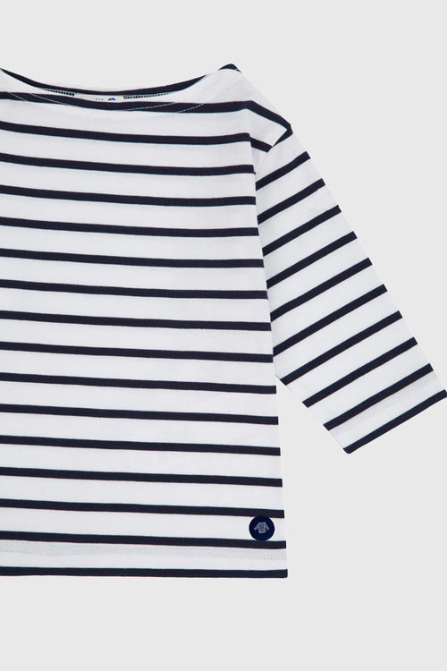 Kinder Shirt im Marine-Stil „Beg Meil“ - aus leichter Baumwolle - Armor-lux - 2