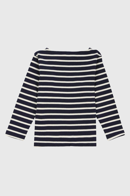 Kinder Shirt im Marine-Stil „Loctudy“ - aus dicker Baumwolle - Armor-lux - 2