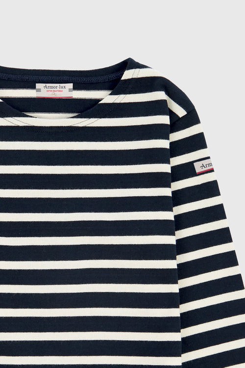 Breton striped shirt Kids - rustic jersey fairtrade cotton - Armor-lux - 2