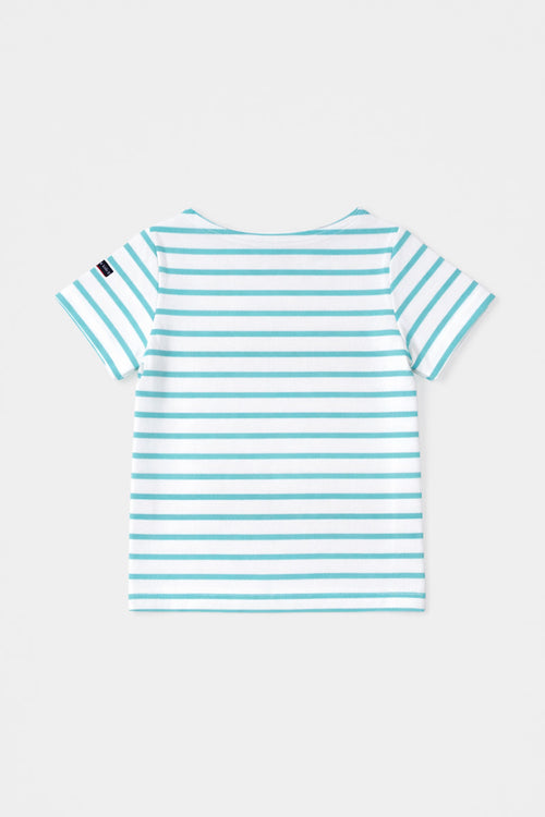 Kurzarm Kinder Shirt im Marine-Stil - aus leichter Baumwolle - Armor-lux - 2