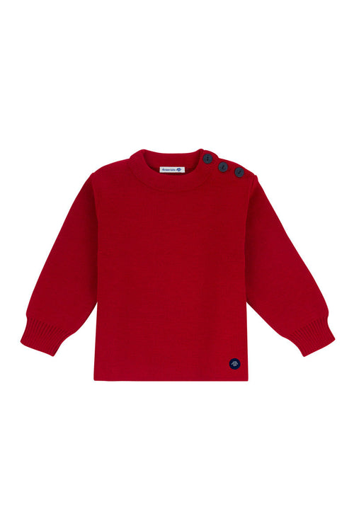 Einfarbiger Kinder Pullover im Marine-Stil „Fouesnant - Armor-lux - 1