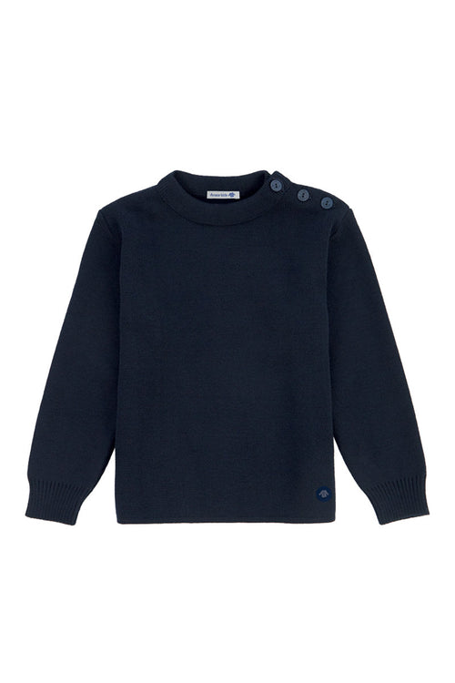 Einfarbiger Kinder Pullover im Marine-Stil „Fouesnant - Armor-lux - 1
