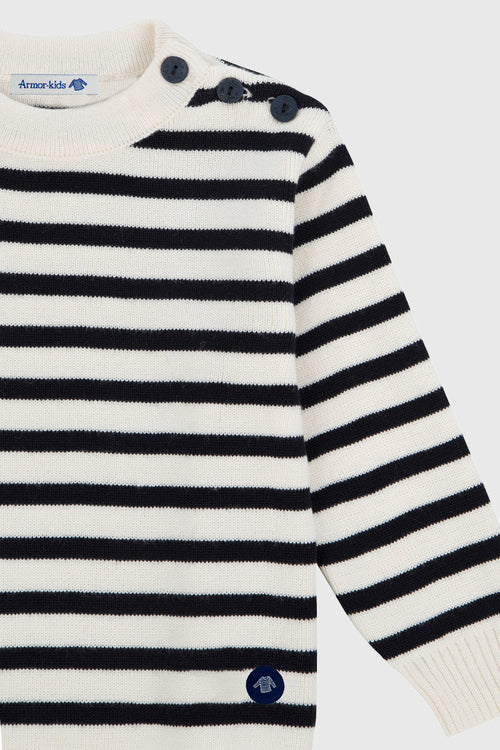 Pull marin rayé Fouesnant Kids - Armor-lux - 2