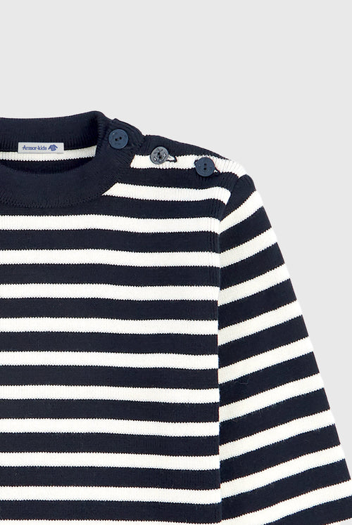 Pull marin rayé Fouesnant - laine - Armor-lux - 3