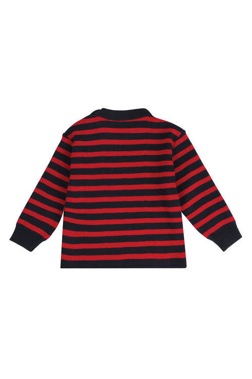 Gestreifter Kinder Pullover im Marine-Stil „Fouesnant - aus Wolle und Acryl - Armor-lux - 3