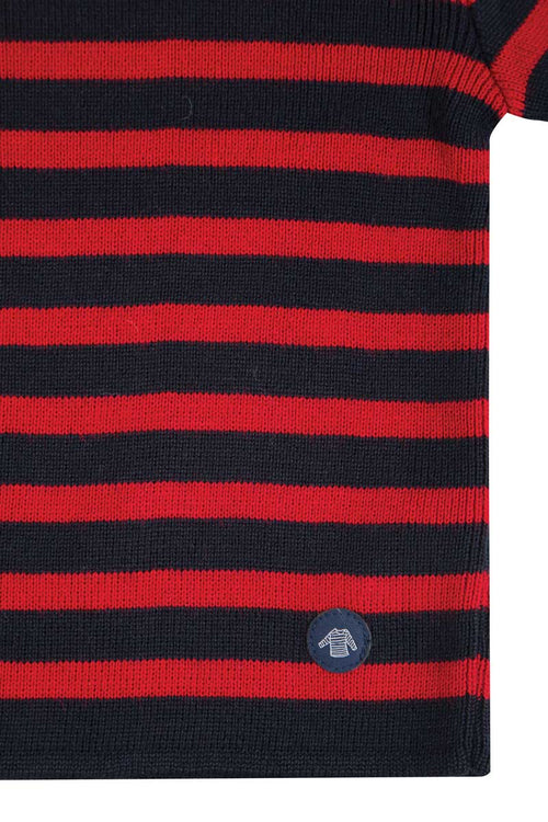 Gestreifter Kinder Pullover im Marine-Stil „Fouesnant - aus Wolle und Acryl - Armor-lux - 4