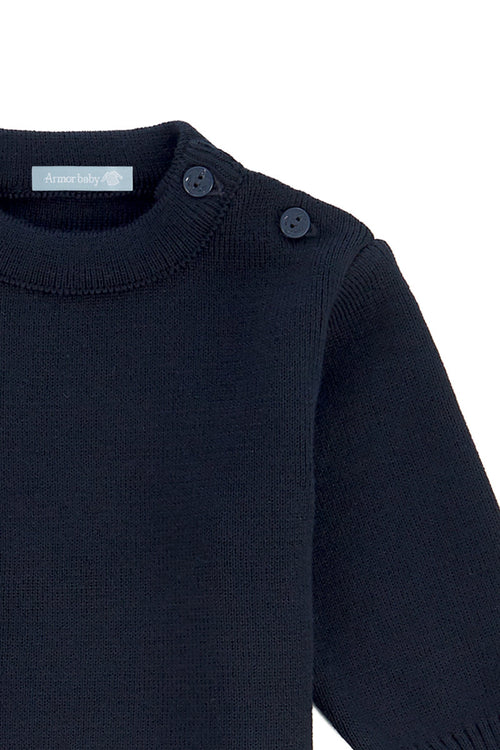 Pull marin uni Fouesnant Baby - Armor-lux - 2