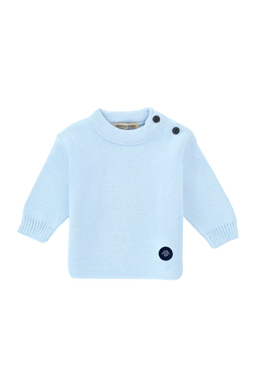 Pull marin uni Fouesnant Baby - Armor-lux - 1