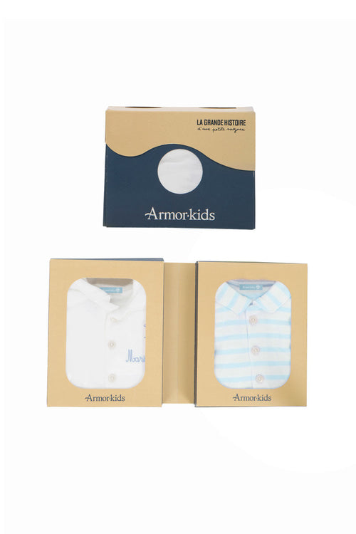 Lot de bodies 2 Brendan Baby - coton - Armor-lux - 5