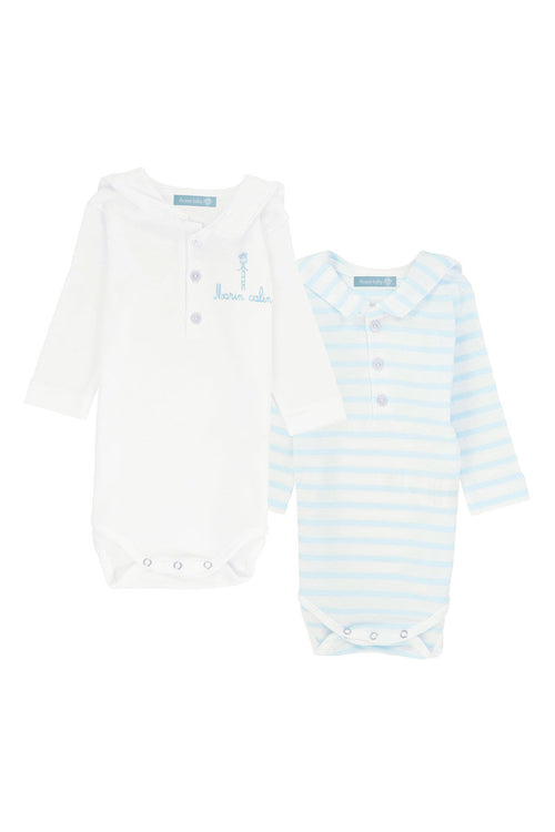 Pack of 2 bodysuits - cotton - Armor-lux - 1