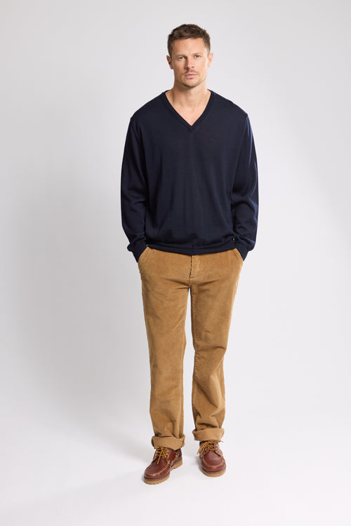 Pullover mit V-Ausschnitt Bérac – Wolle - Armor-lux - 3