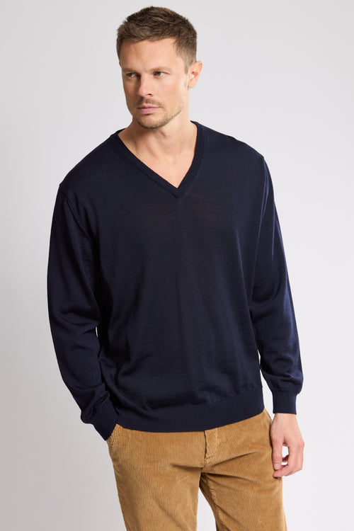 Pullover mit V-Ausschnitt Bérac – Wolle - Armor-lux - 1
