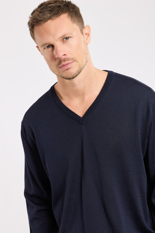 Pull col V Bérac - laine - Armor-lux - 2