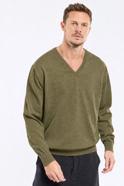 V-Ausschnitt Pullover Bérac - Wolle - Armor-lux - 1