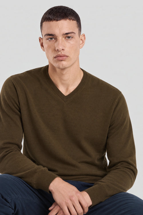 V-Ausschnitt Pullover Bérac - Wolle - Armor-lux - 1