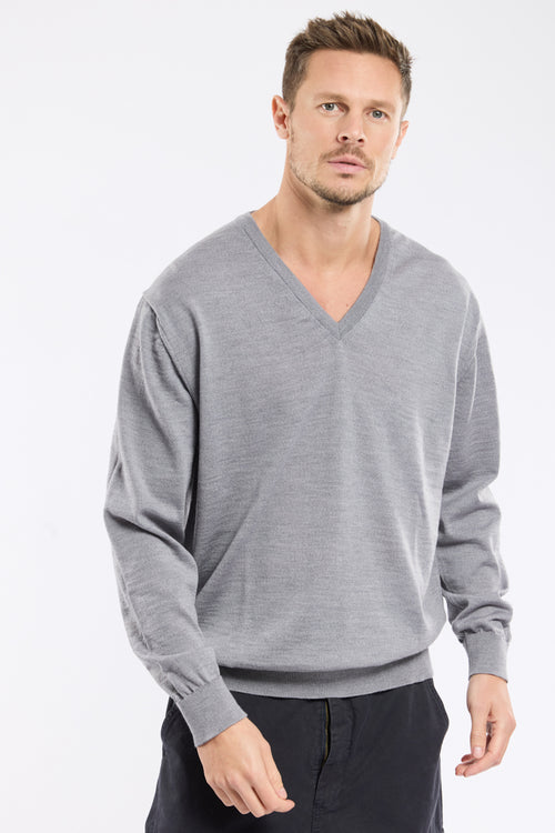 Pullover mit V-Ausschnitt Bérac – Wolle - Armor-lux - 1