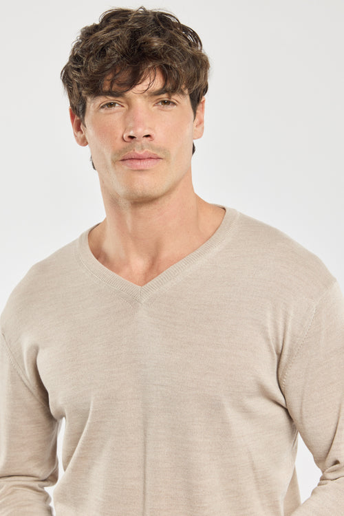 V-Ausschnitt Pullover Bérac - Wolle - Armor-lux - 2