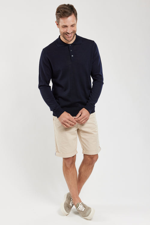 Polo manches longues - laine - Armor-lux - 3