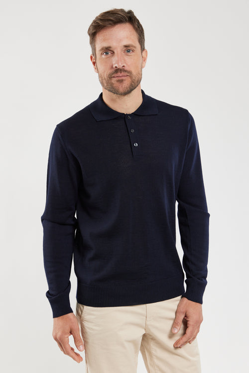 Polo manches longues - laine - Armor-lux - 4