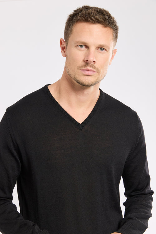 Pullover mit V-Ausschnitt – Wolle - Armor-lux - 2