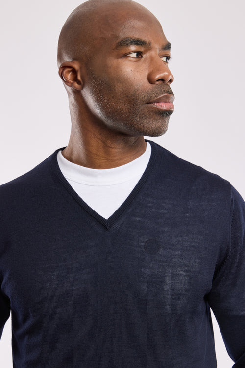 Pullover mit V-Ausschnitt Bérac – Wolle - Armor-lux - 3