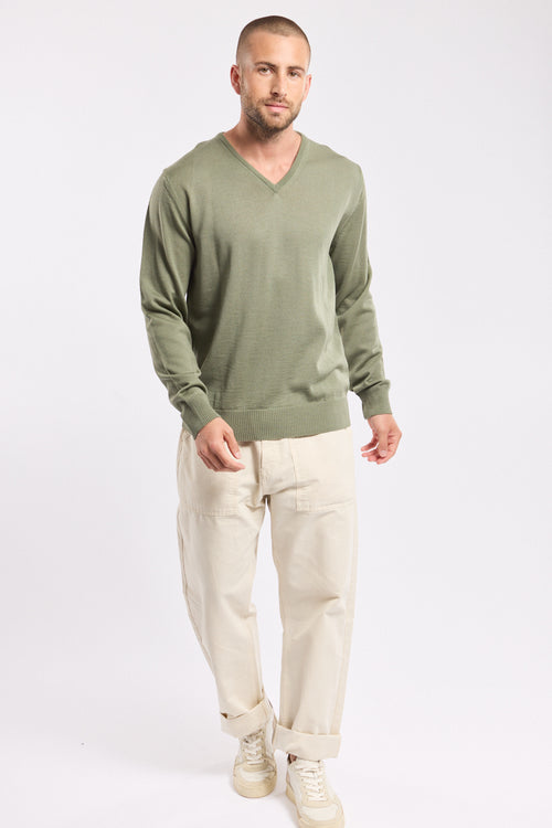 Bérac V-neck jumper – wool - Armor-lux - 3