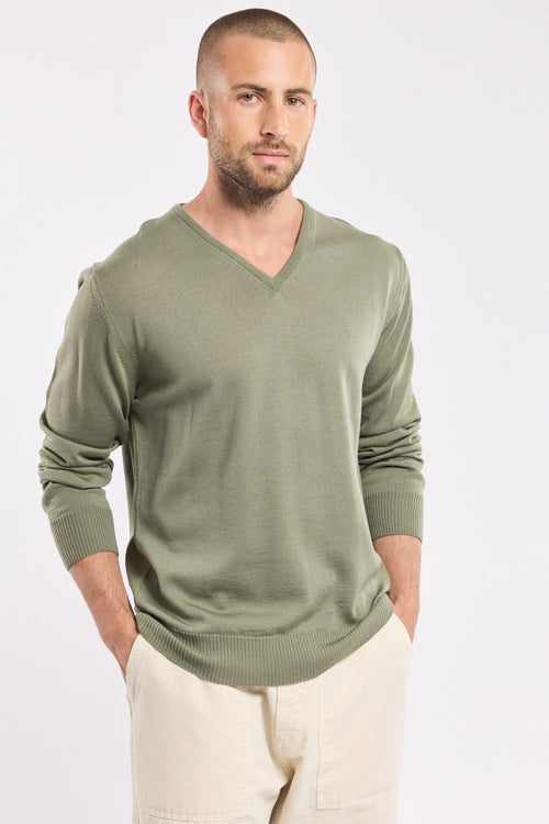 Bérac V-neck jumper – wool - Armor-lux - 4