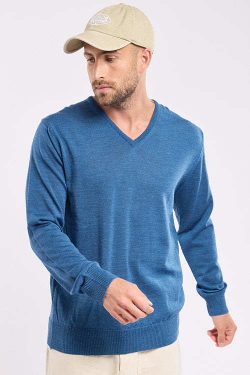 Pull col V - laine - Armor-lux - 1