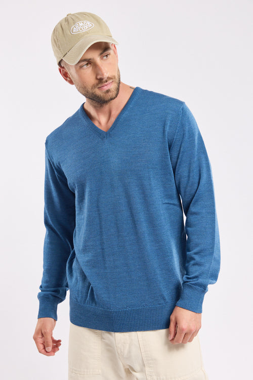 Pullover mit V-Ausschnitt – Wolle - Armor-lux - 4