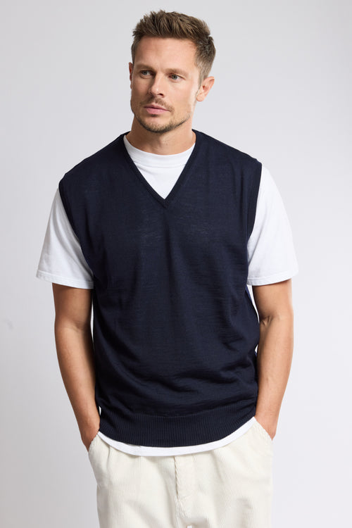 Bérac sleeveless jumper - wool - Armor-lux - 1