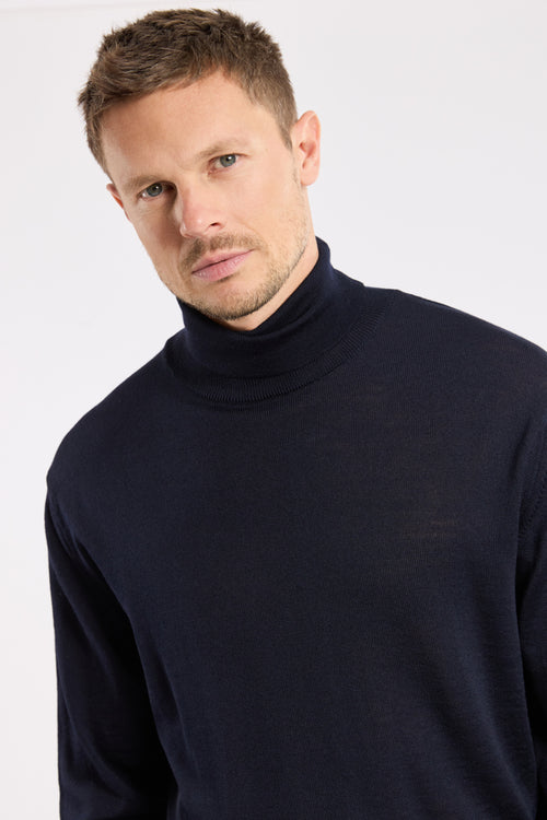 Pull col roulé - laine mérinos - Armor-lux - 2
