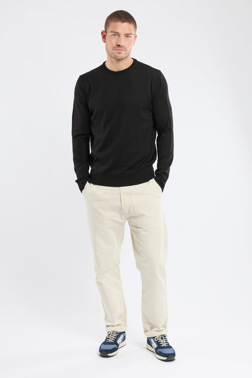 Einfarbiger Pullover Bérac – Wolle - Armor-lux - 4