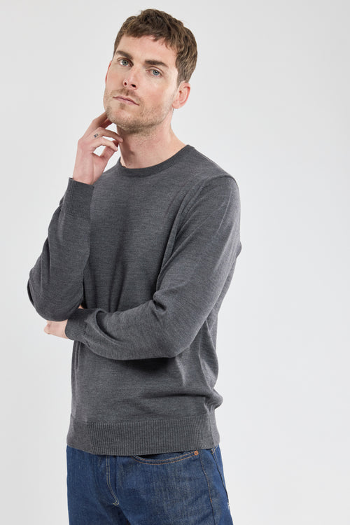 Einfarbiger Pullover Bérac – Wolle - Armor-lux - 3